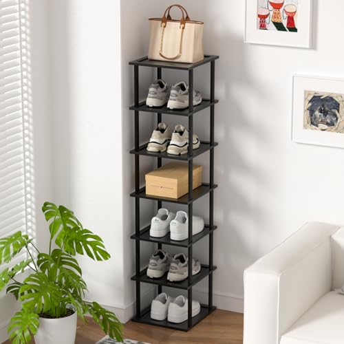 12 Tier Tall Bamboo Shoe Rack Shelf E66393