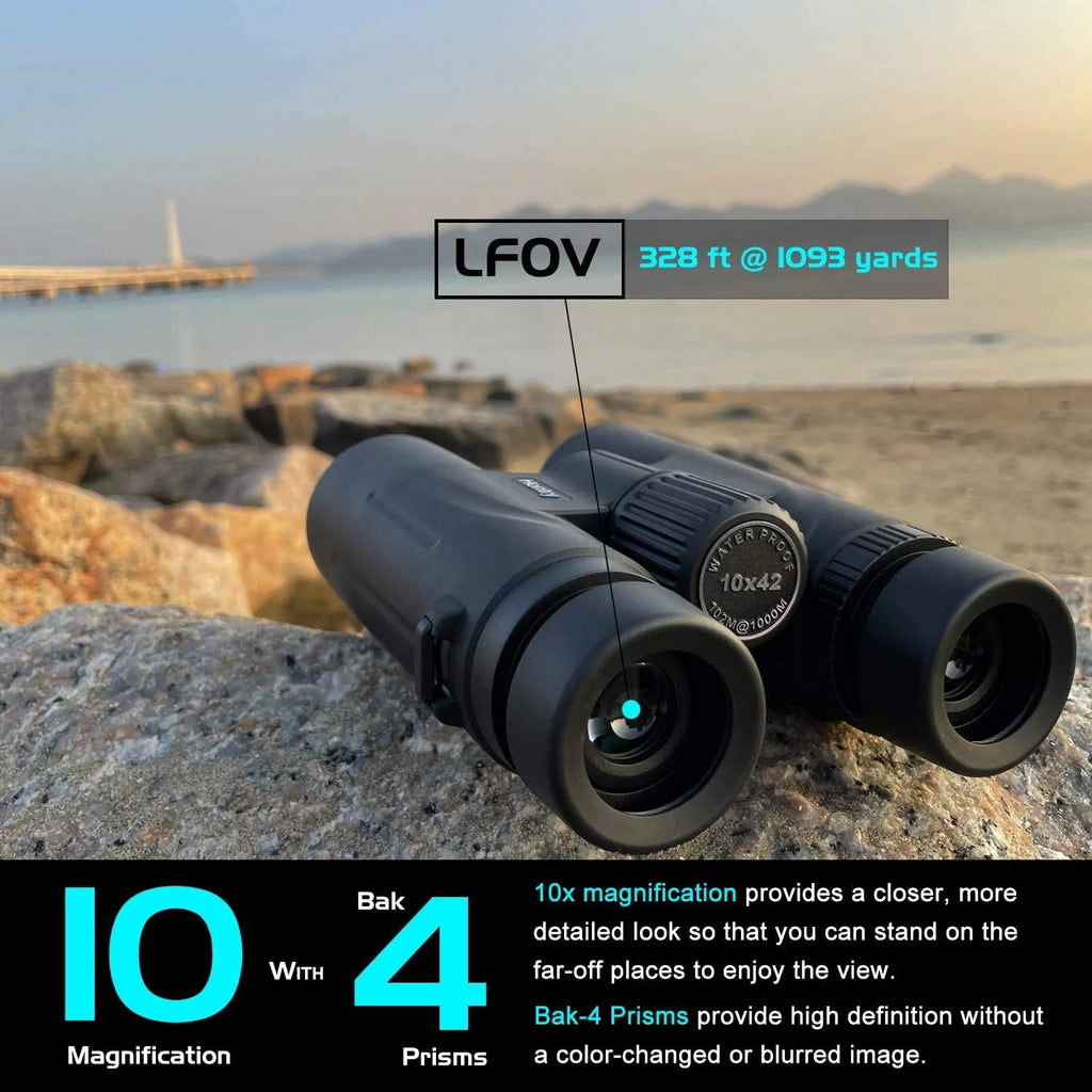 10x42 Waterproof IPX6 Binoculars G19163