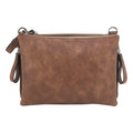 Brown Cross Body Purse Y3800