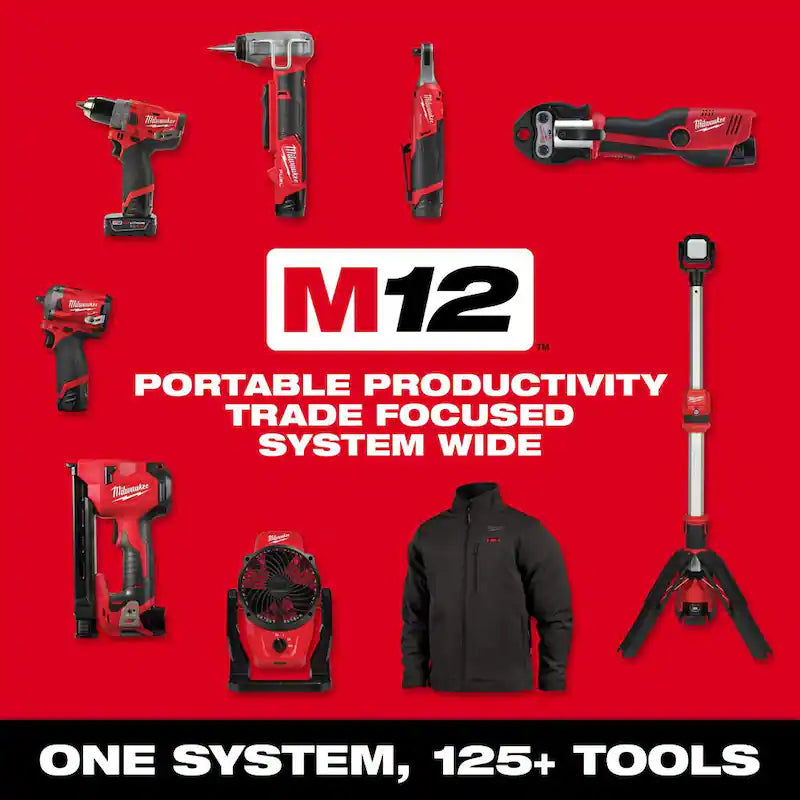 12V Lithium-Ion Cordless Drill Driver/Impact Driver Combo Kit with 45-Piece Bit Set B1862