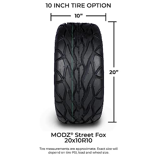 Set of Four 20x10-R10 Radial Golf Cart Tire L4473