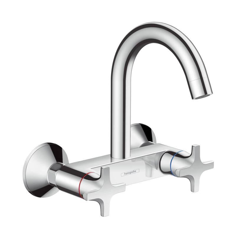 Wall-Mounted Two Lever Kitchen Mixer H2025