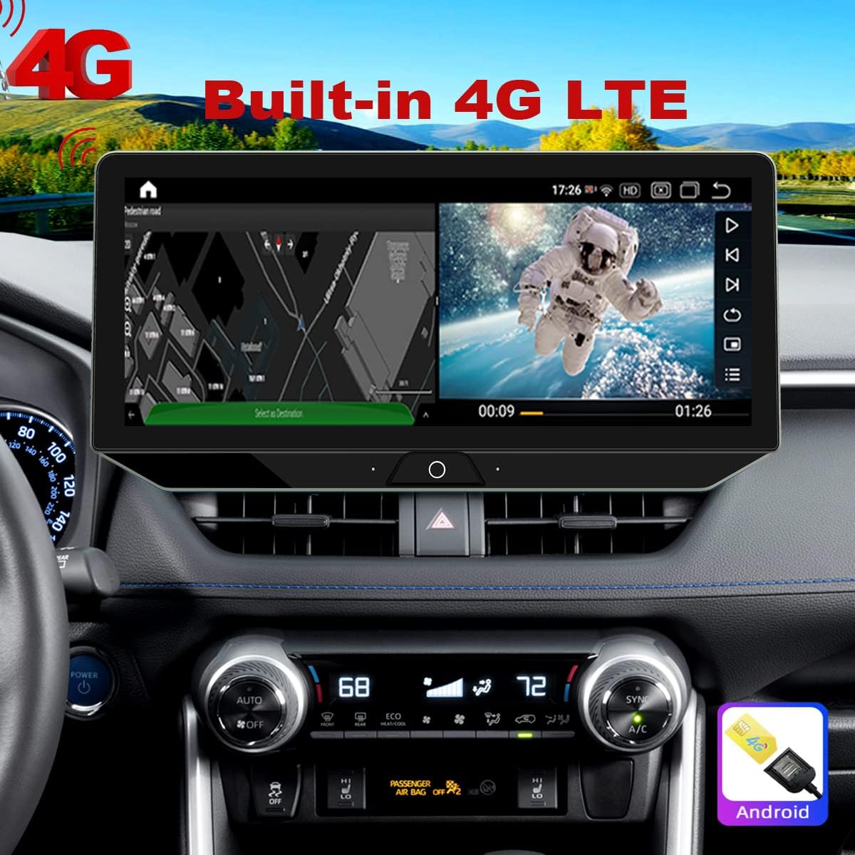 12.3inch Touch Screen Wireless Carplay Android Stereo I5095