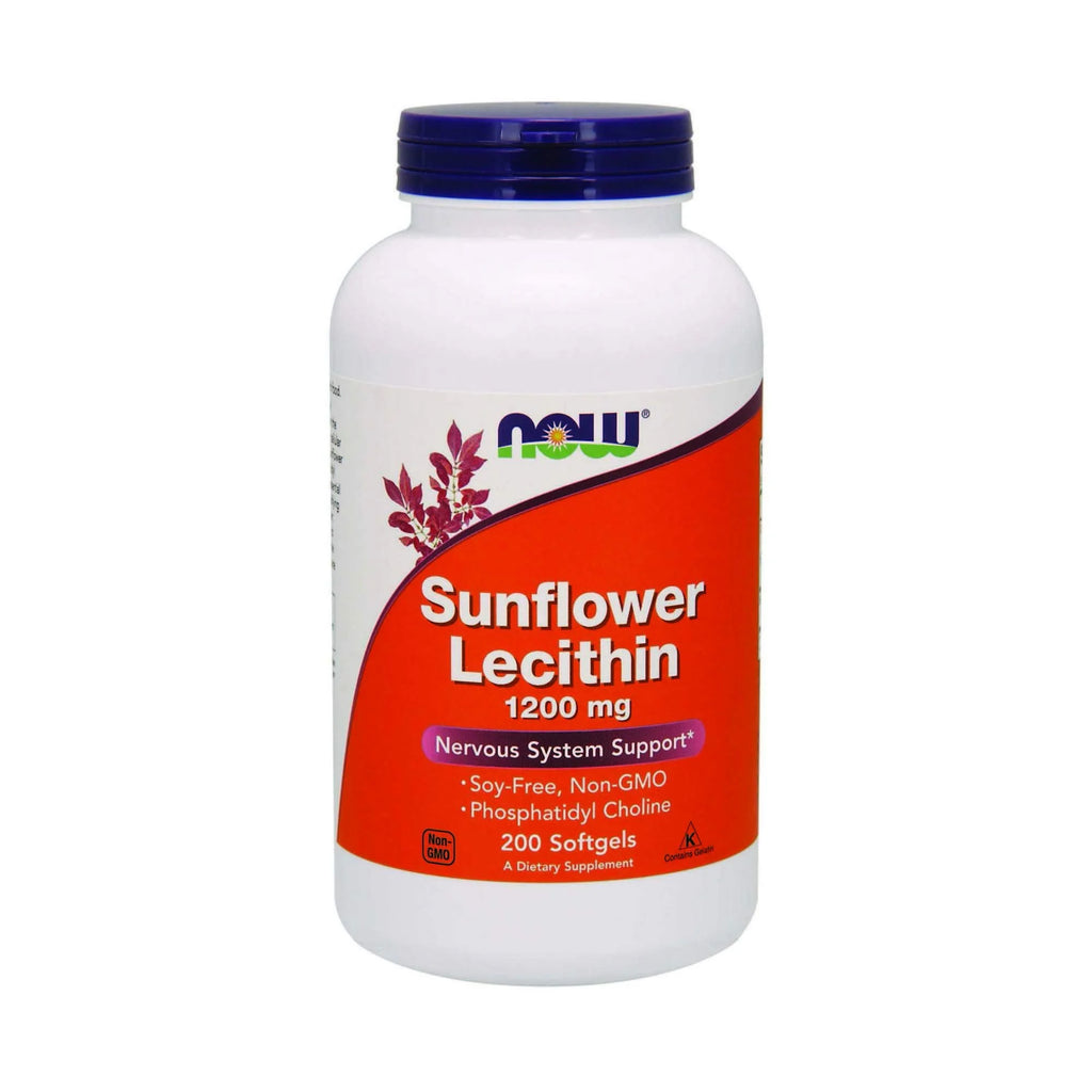 1,200 Mg Sunflower Lecithin Softgels (200 Softgels) W726