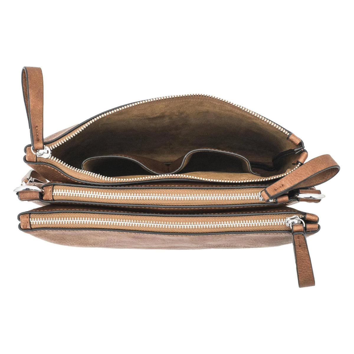 Brown Cross Body Purse Y3800
