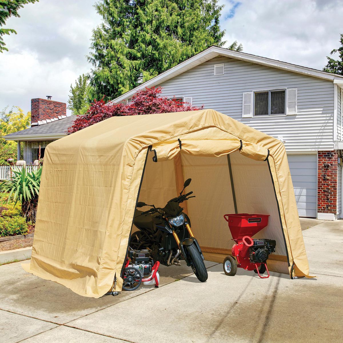 10 ft. x 10 ft. Portable Shed X941479