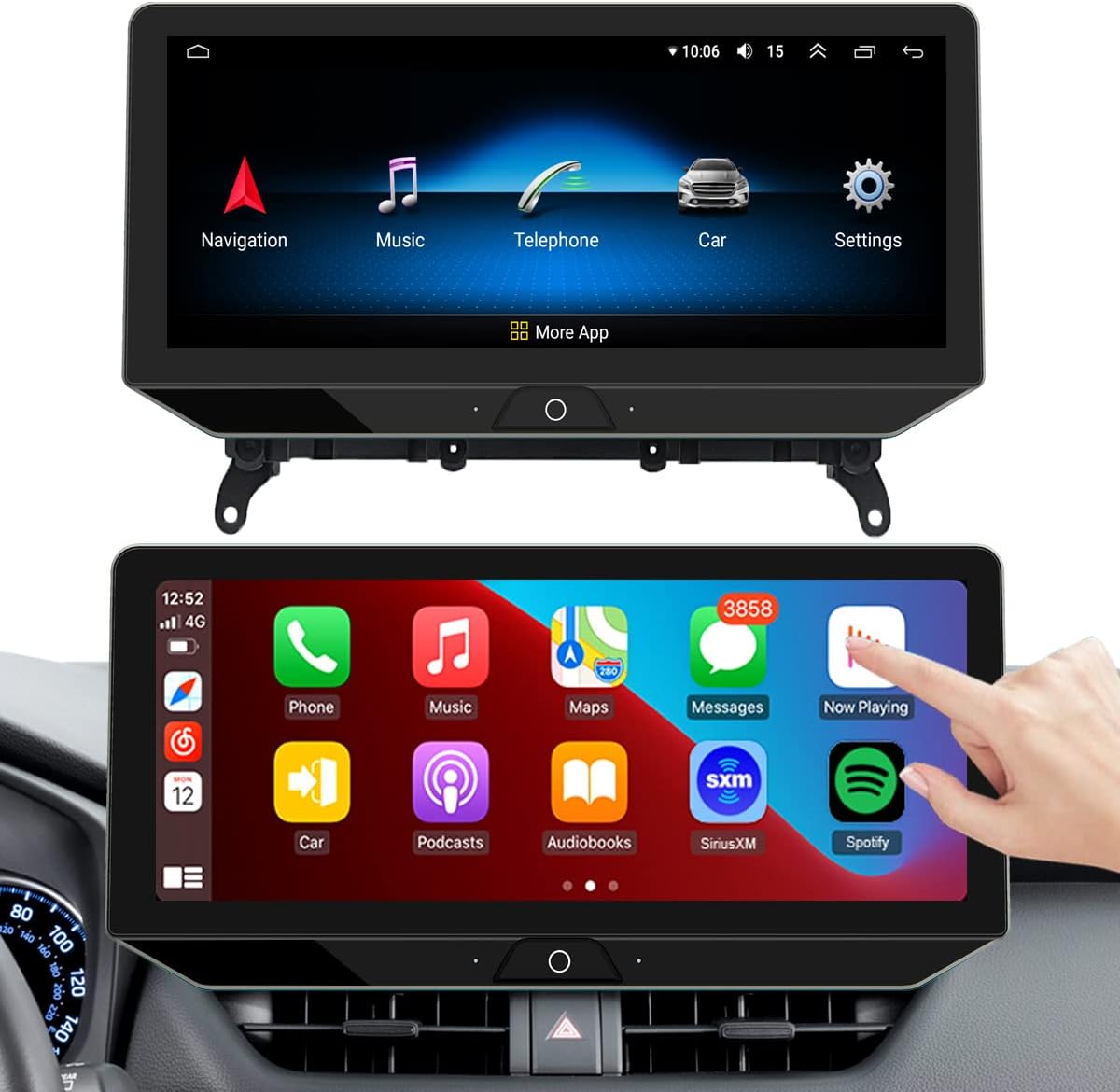 12.3inch Touch Screen Wireless Carplay Android Stereo I5095