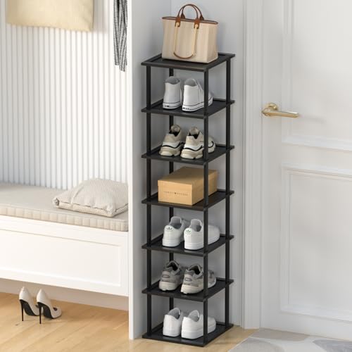 12 Tier Tall Bamboo Shoe Rack Shelf E66393