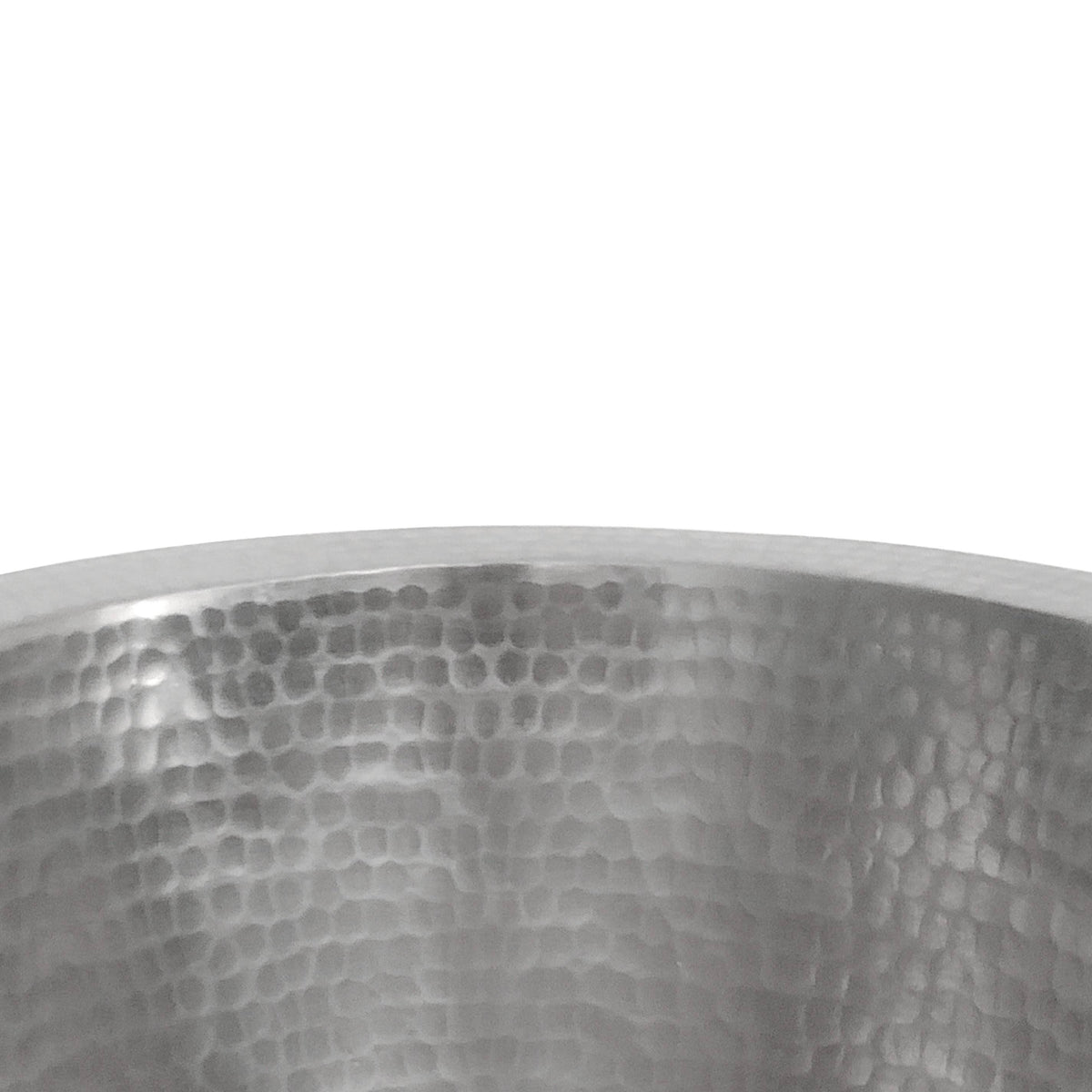 12-Inch Round Hammered Copper Bar Sink with 2-Inch Drain Opening M89456