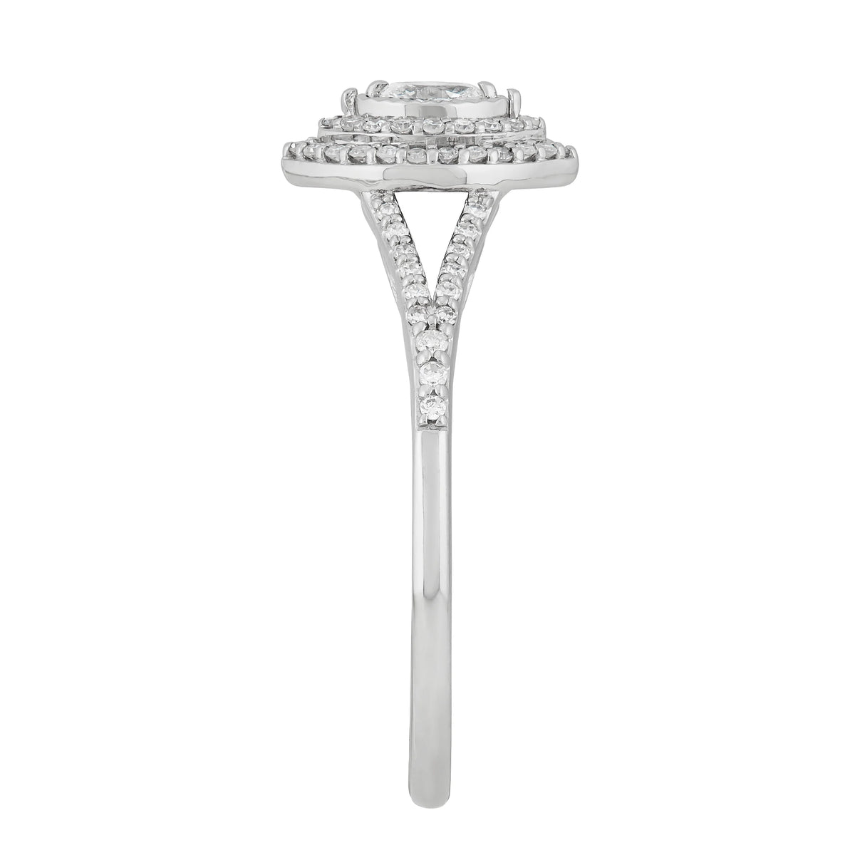 .33 CT Diamond Marquise Engagement Ring in 10K White Gold, Size 7 C6550