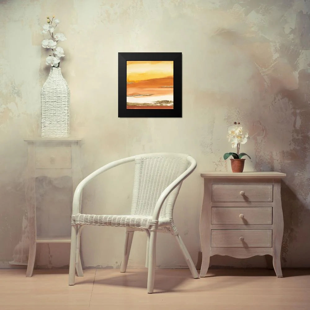 12x12 Black Framed Museum Art Print Z8101