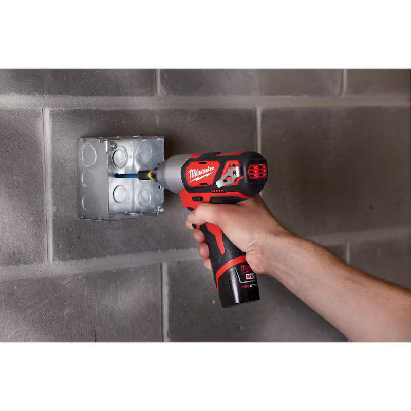12V Lithium-Ion Cordless Drill Driver/Impact Driver Combo Kit with 45-Piece Bit Set B1862