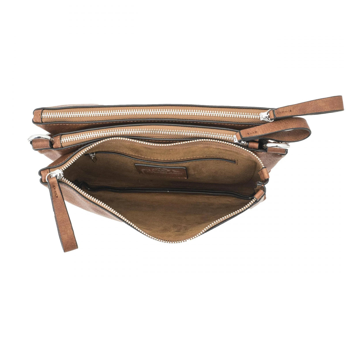 Brown Cross Body Purse Y3800