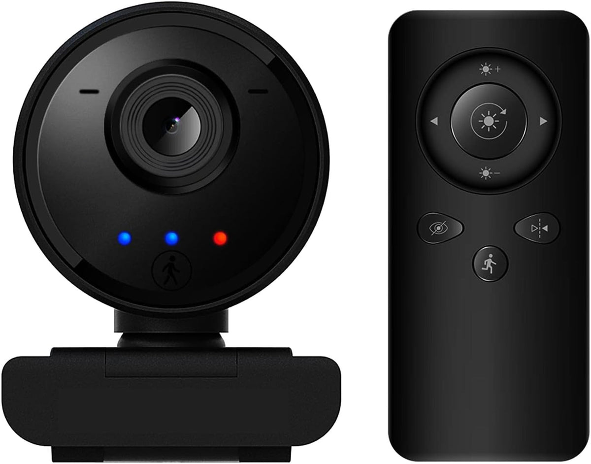 1080P HD USB Webcam with Microphone, Remote Control, Auto Tracking, Pack of 2 O500