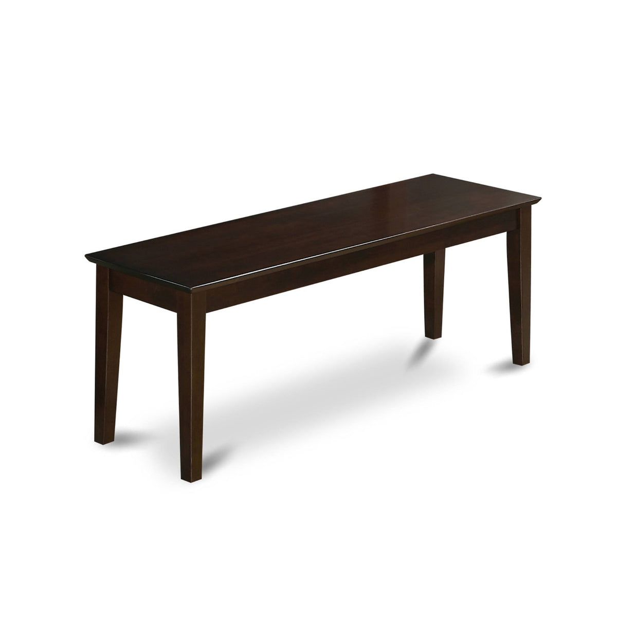 Capri Bench with Wood Seat in Cappuccino H670496