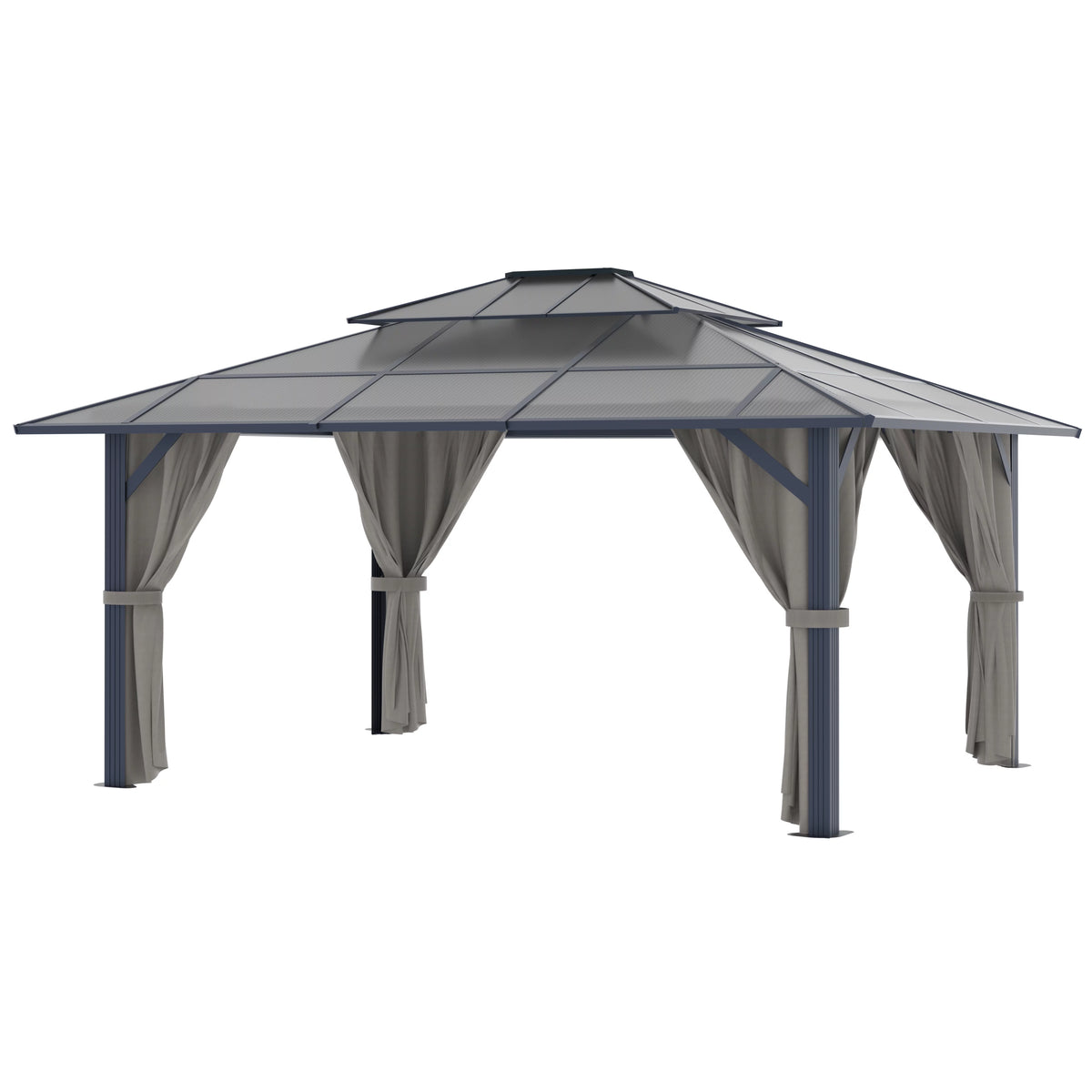 12'x10' Hardtop Aluminum Gazebo J57758